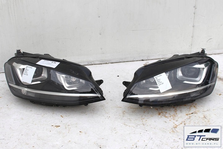 фото №13, Vw golf 7 vii перед капот крила бампер крило la3x - червоний sunset