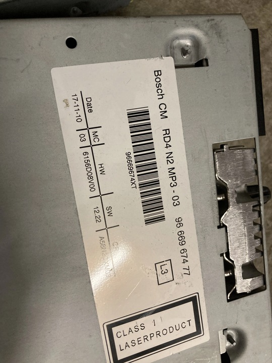 фото №14, Радио citroen peugeot комплект опт 75szt.