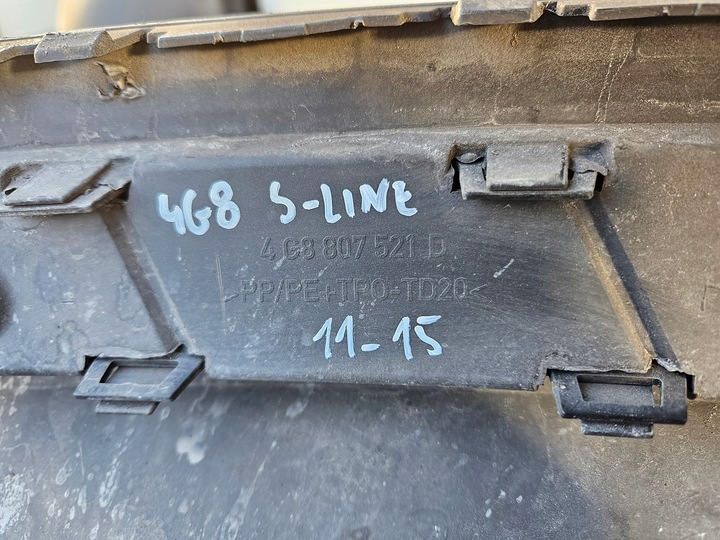 фото №14, Накладка бампера дифузор audi a7 c7 4g s-line 2011-2015