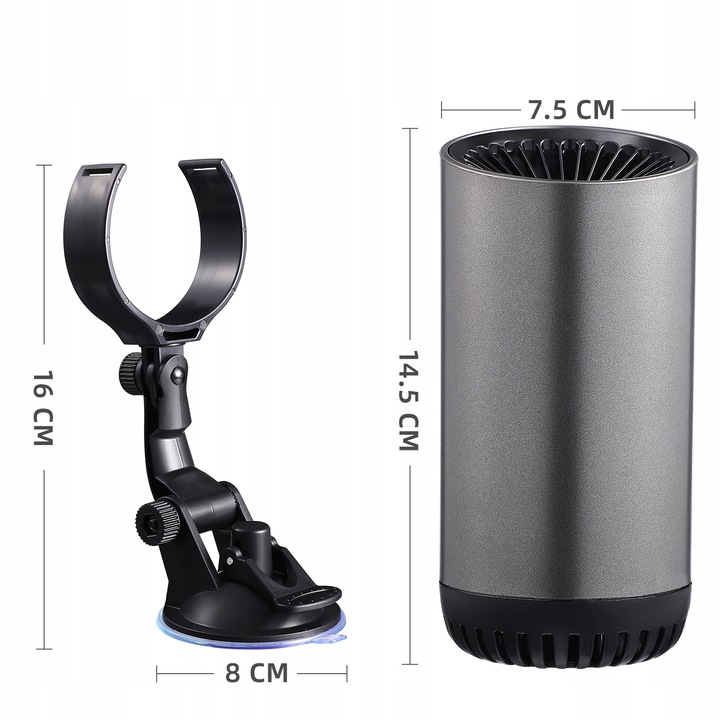 фото №10, Міцний обігрівач автомобільний 12v | skuteczny розморожувач скла