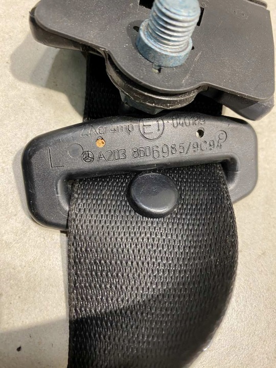 фото №8, Pas безпеки лівий перед mercedes w203 a2038606985
