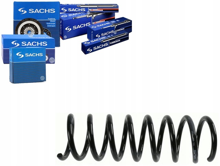 фото №1, Sachs пружина подвешивание mazda 5 1.8/2.0 02.05-0