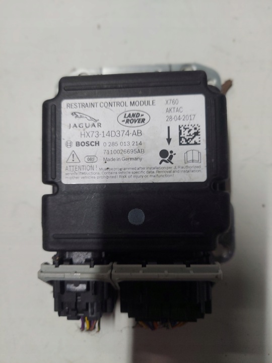 фото №1, Модуль датчик подушек подушка безопасности f-pace x761