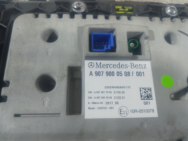 фото №6, Sprinter 907 18- радіо радіопрогравач панель a4209003305