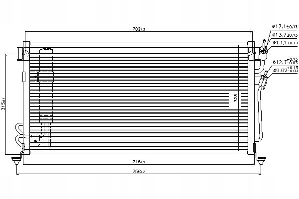 фото №11, Радиаторов кондиционера mitsubishi lancer 03-: 2.0