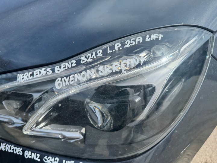 фото №7, Mercedes benz s212 w212 рестайлінг фара ліва передня ліві перед bixenon поворотний
