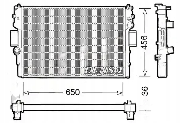 фото №1, Радіаторів води drm12007 denso iveco