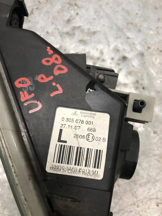 фото №6, Галоген левый перед honda civic viii ufo 33950-smg