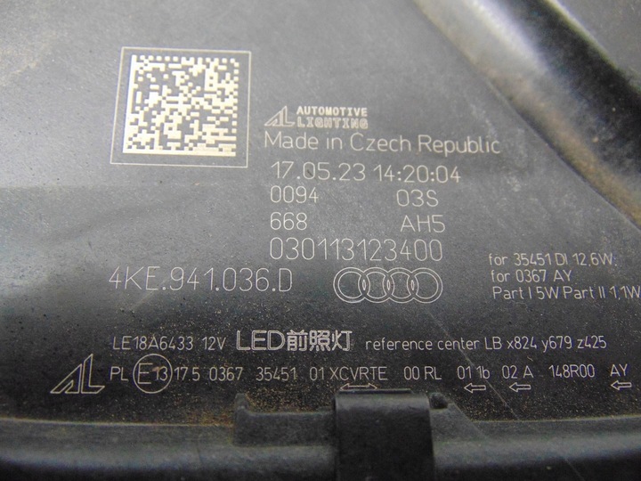 фото №15, Лампа правая перед audi e-tron 4ke 4ke941036d оригинал европа