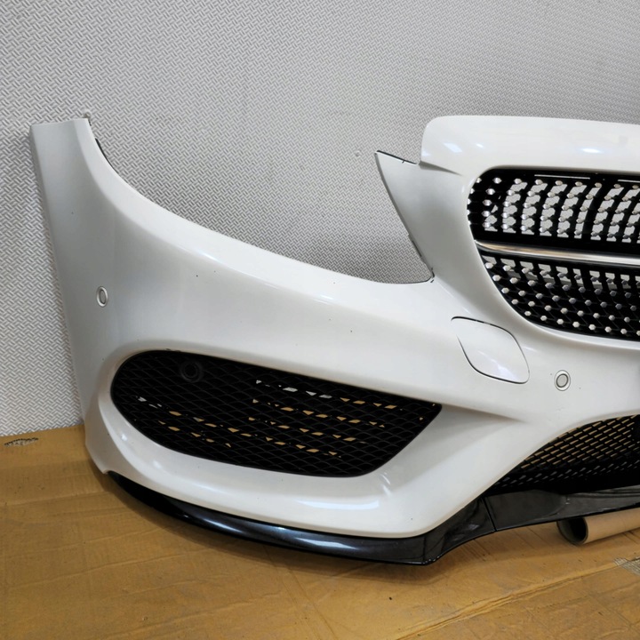 фото №15, Mercedes c-klasa w205 бампер перед переднее amg 6xpdc комплектный 149
