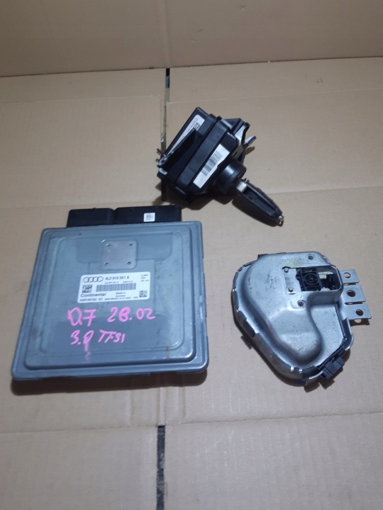 фото №6, Audi q7 4l 3.0 tfsi бортовий комп'ютер (ебу) двигуна модуль ecu 4l0910551a засув