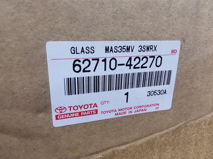 фото №8, Скло кузова крила права зад toyota rav4 rav-4 / 62710-42270