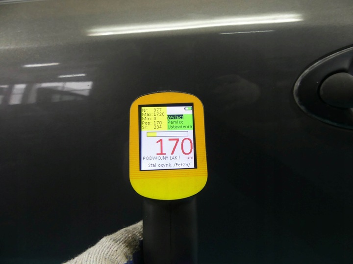 фото №2, Дверь перед левая saab 9-3 ii 02-07 серый