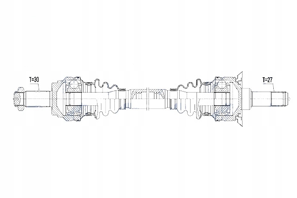 фото №10, Nty піввісь привідна bmw x3 28i 35i 11- x4 35i 14- atm задня права