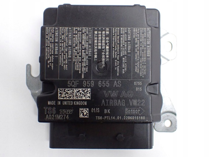 фото №1, Датчик подушок подушка безпеки 5qf959655as vw crafter ii 7c 22r
