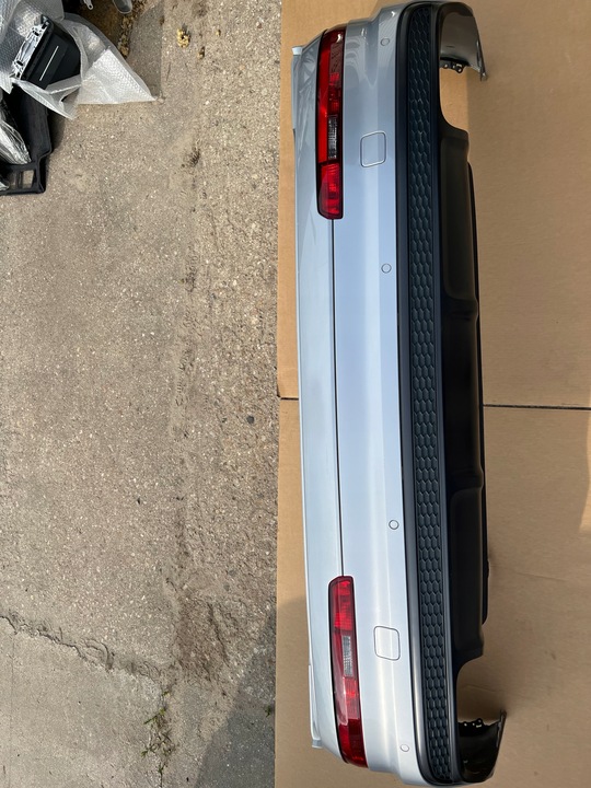 фото №10, Audi q7 4m дорестайлинг 2015-… s-line бампер задний lz7g 4 pdc