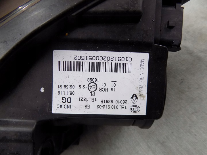 фото №14, Лампа левая + правая перед передние renault zoe 2012-2018 европа комплект