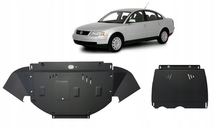 фото №1, Набір сталевих захист шасі vw passat b5 1997-2000 2.5 tdi v6