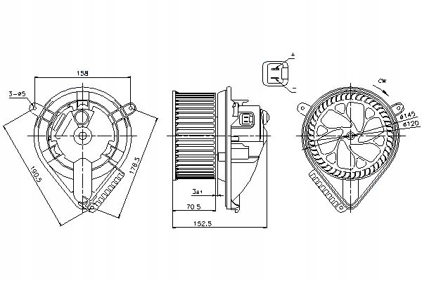 фото №1, Nissens повітродувка mercedes v 638/2 vito 638 2.0