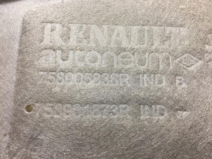 фото №3, Clio v 5 пол защита плита pod двигатель