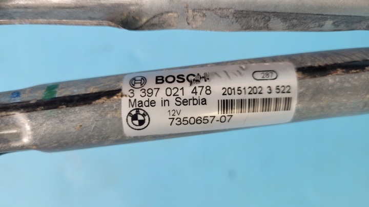 фото №13, Bmw f48 x1 16r механізм склоочисника 0390243525