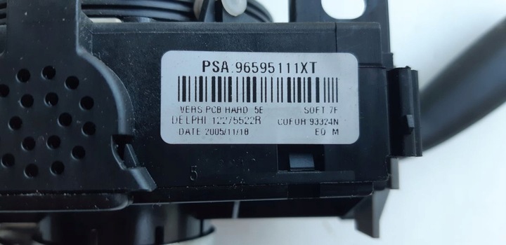 фото №9, Переключатель подрулевые рычаги peugeot citroen 96595091xt