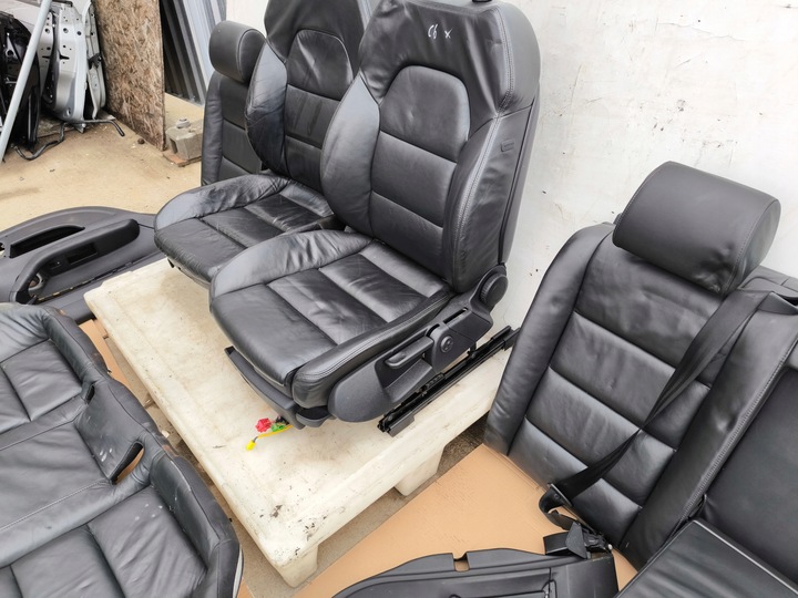 фото №14, Сидіння сидіння комплект audi a6 c6 шкіра ковші комплект !!!