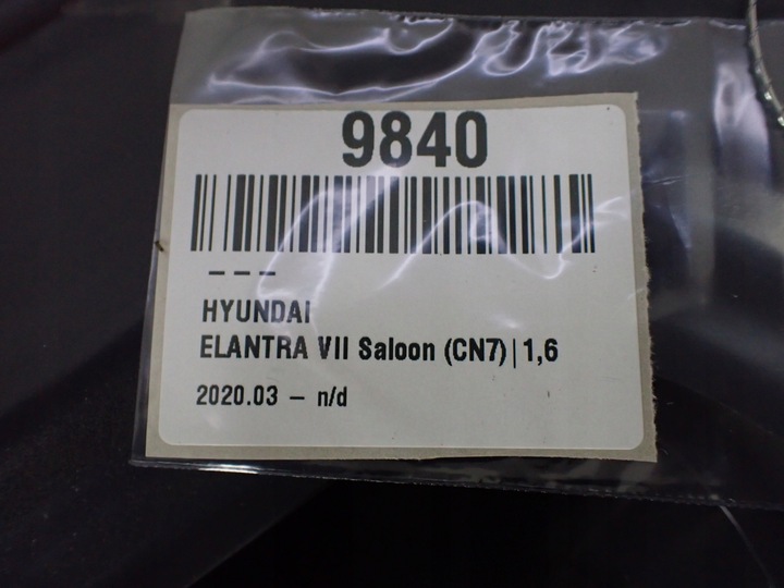 фото №16, Кришка багажника зад hyundai elantra vii салон 1.6 2024r a5g 9840