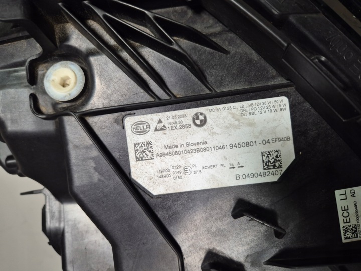 фото №11, Фара лампи ліва права bmw 3 g20 g21 lci рестайлінг led синя 9450801 9450802