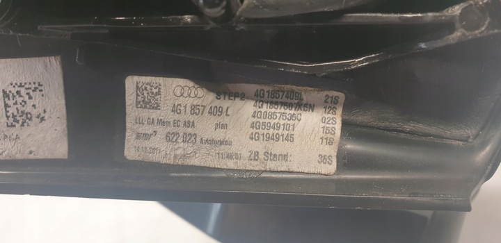 фото №6, Дзеркало ліві 14+2 pin 16pin 4g1857409l audi a6 c7 європа