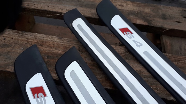 фото №2, S4 b8 рестайлинг a4 планки накладки пороговые sline