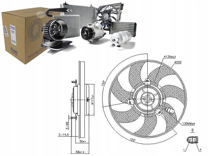 фото №14, Вентилятор радіатор nissens 85733 1k0959455dh