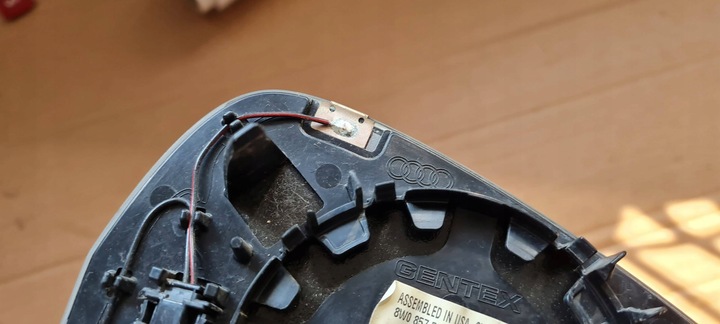 фото №10, A4 b9 8w рестайлінг вкладка дзеркало ліві лівий перед фотохромний 8w0857535g