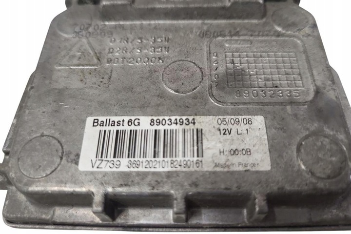 фото №1, Модуль ксенон citroën c5 iii rd_ 89034934 2.7l дизель 2009