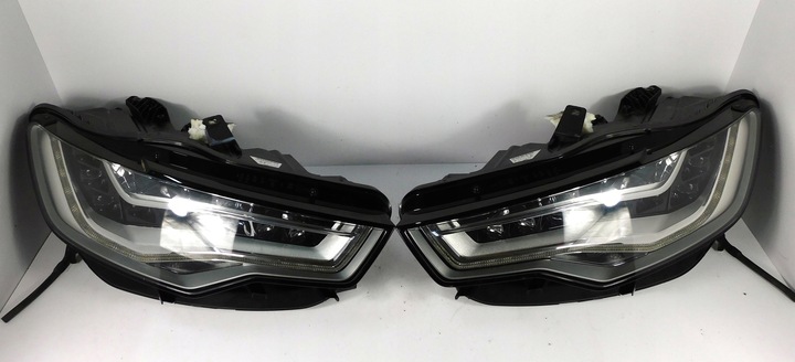 фото №15, Audi a6 c7 4g allroad комплектний перед бампер лампи капот pas lz9y повний led