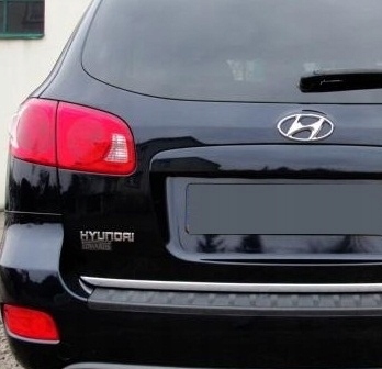 фото №3, Hyundai santa fe ii 2 планка хром na кришка багажника тюнінг