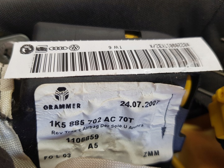 фото №7, Подушка сидіння golf v універсал