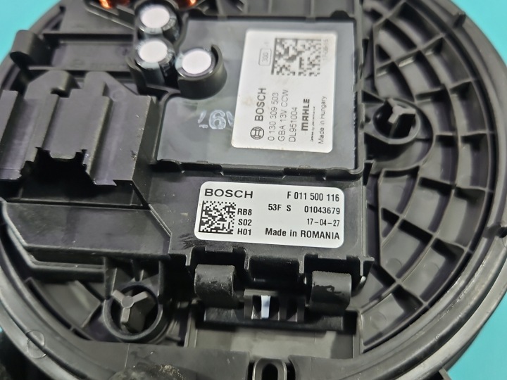 фото №6, Подання повітря  повітропровід вентилятор opel astra v k 0130309503 f011500116 європа