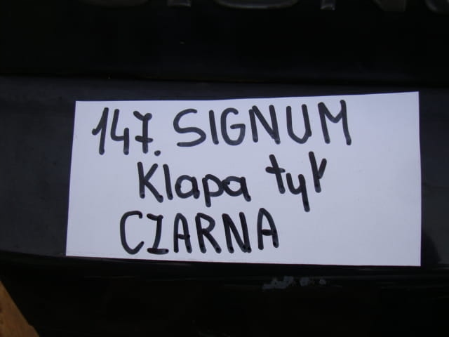 фото №4, Кришка задня opel signum чорна - 147