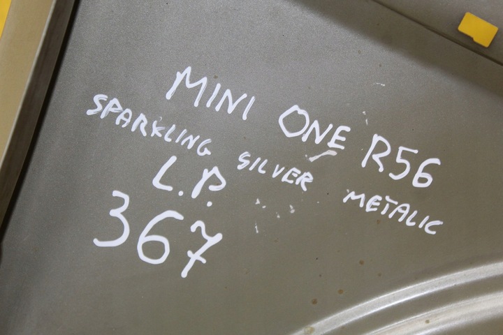 фото №10, Крыло левый перед mini one r56 a60 sparkling серебряный металлик