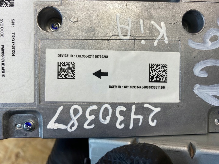 фото №12, Считыватель модуль блок управления систем модуль навигации kia ev6 96560cv210