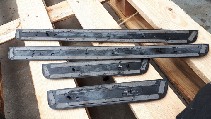 фото №13, S4 b8 рестайлінг планки порогові sline накладки na пороги