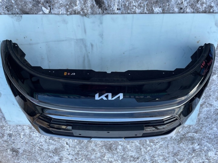 фото №6, Kia niro ii гибрид плагин бампер перед 4xpdc цвет abp радар
