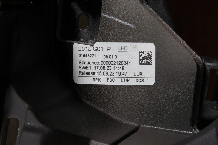 фото №9, Bmw x3 g01 x4 g02 lci оригінальна панель роздавальна консоль шкіра сірий nić