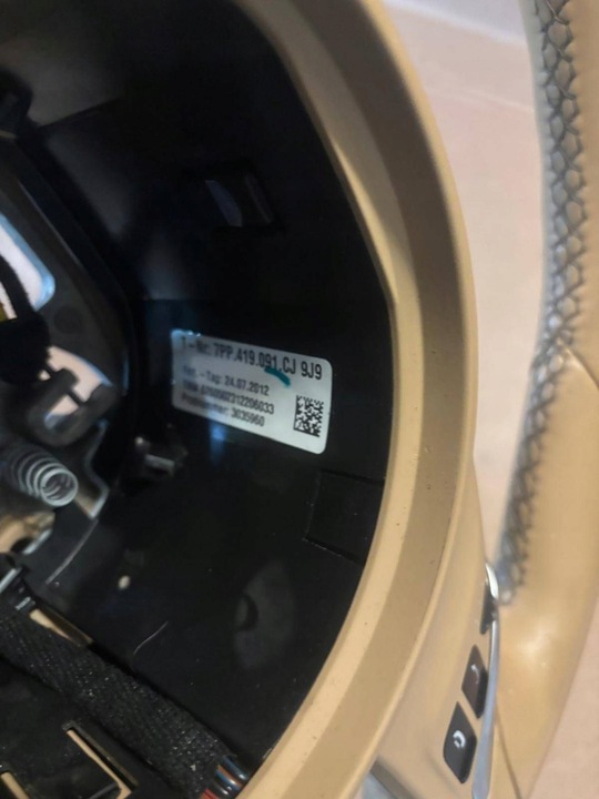 фото №7, Porsche cayenne 92a руль з лепестки 7pp419091cj 9j9