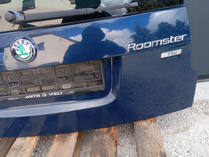 фото №5, Skoda roomster крышка багажника 4711 l5fa тёмно-синяя