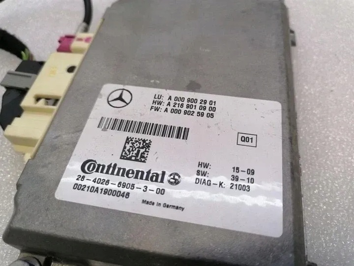 фото №4, Mercedes cl w216 distance радар modules a0009002901 контроль unit дистроник
