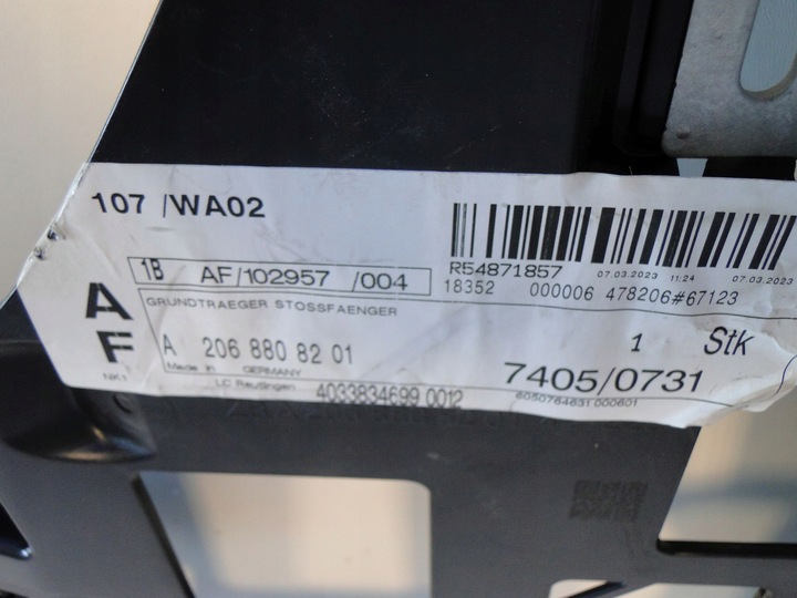 фото №6, Mercedes c w206 206 рама ковзун задній лівий зад