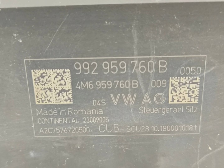 фото №6, Porsche panamera 971 2018 ліва сторона модулі комфорту