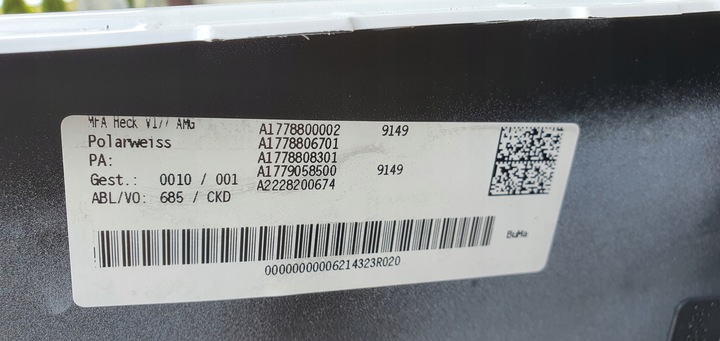 фото №14, A клас 177 amg рестайлінг 2019- бампер зад sedan d242